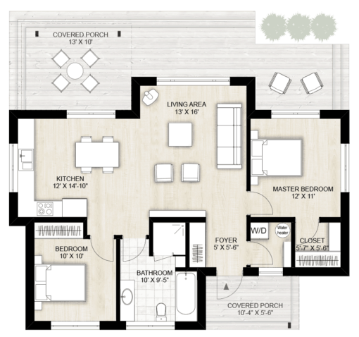 Truoba Mini 118 Modern House Plan | Truoba Plan 924-10