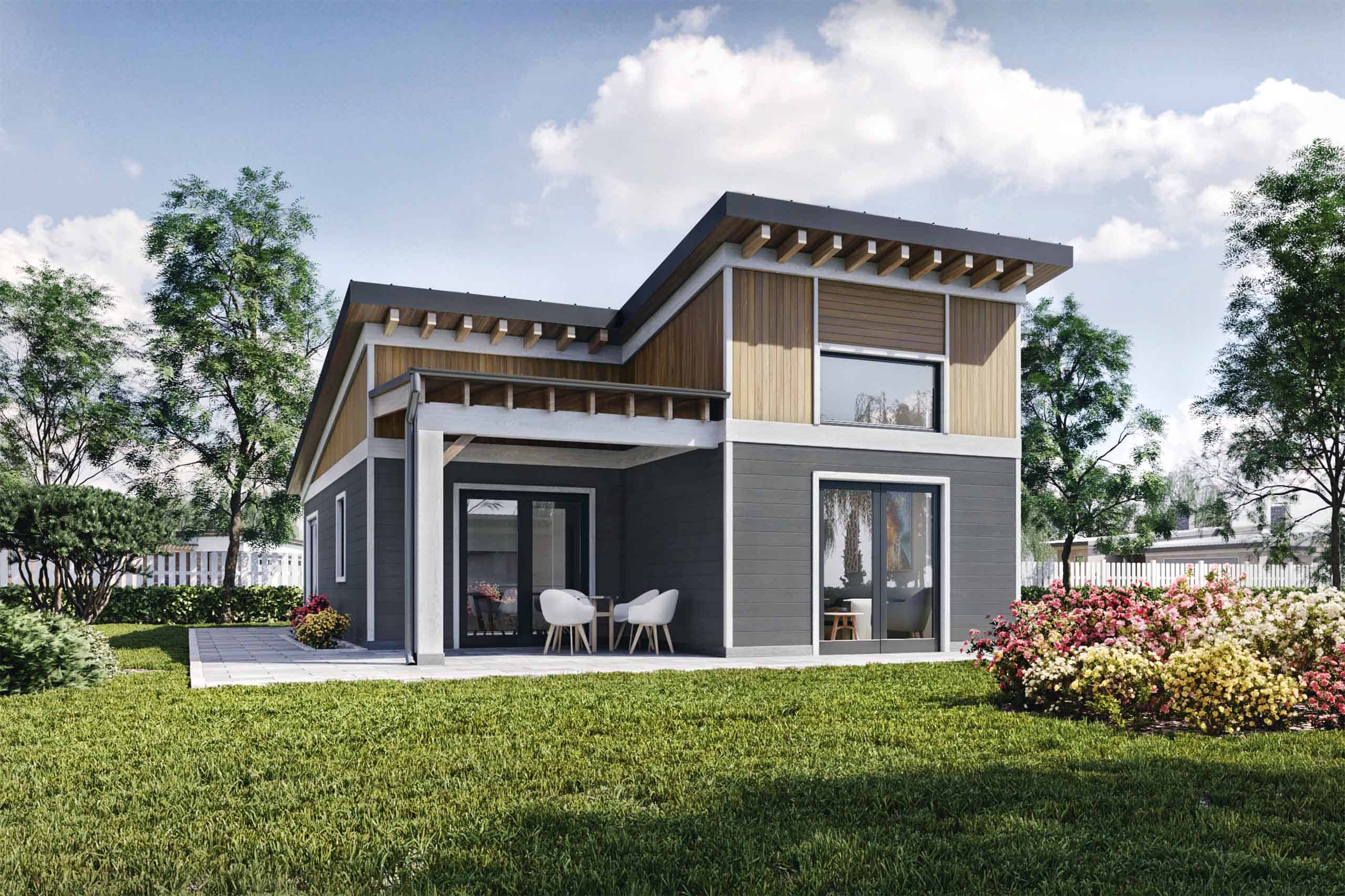 Truoba Mini 219 Modern House Plan Truoba Plan 924 12