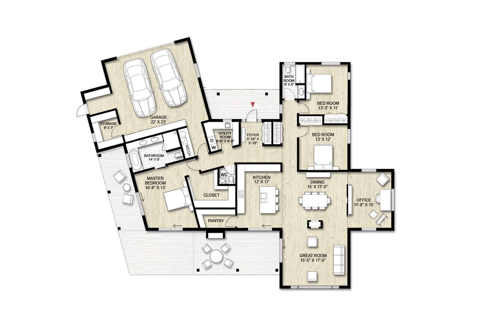 Mid Century Modern House Plans - Created By The Architects