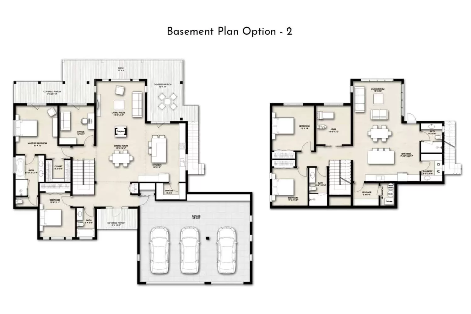 Truoba 218 basement house plan