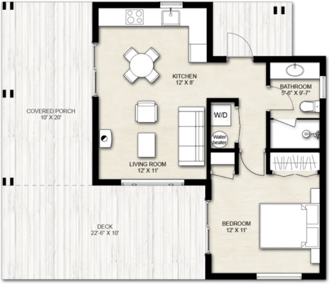 Truoba Mini 220 House Plan | Guest House Design