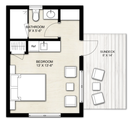 Truoba Mini 121 House Plan | Accessory Dwelling Unit