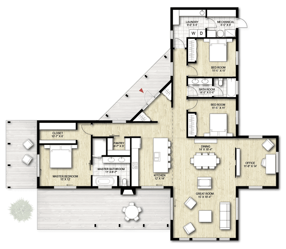 3 Bedroom House Plans Unique Floor Plans For Modern Families