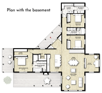 Truoba Class 115 Modern House Plan | Truoba Plan 924-1