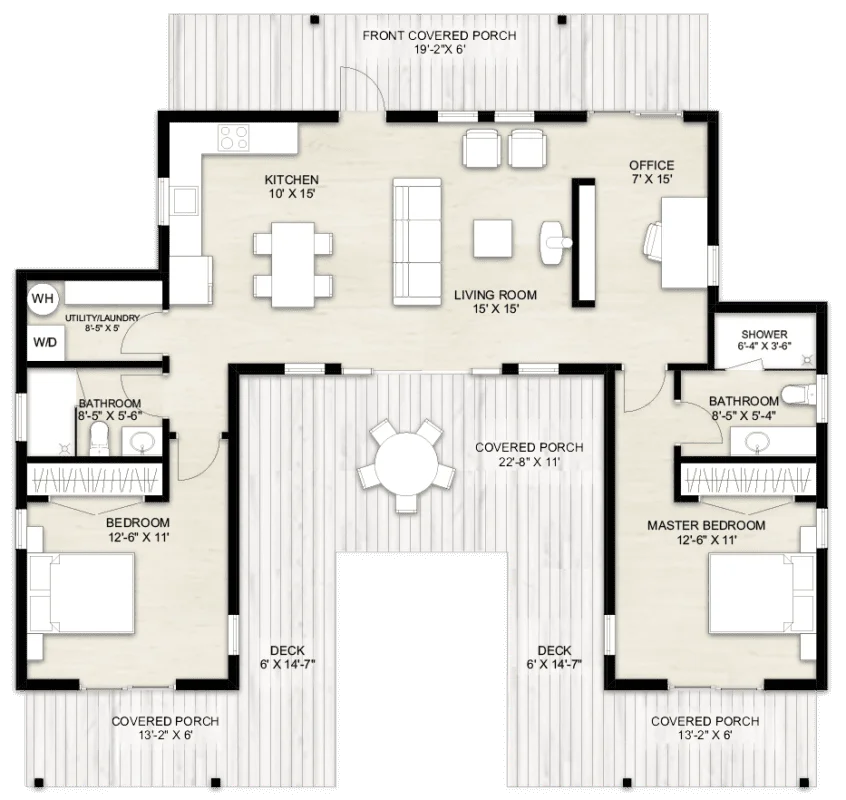 U-Shaped House Plans - Designed By The Architects