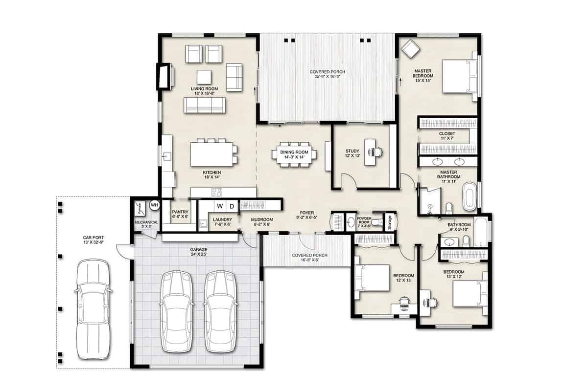 U Shaped Floor Plans Floor Roma