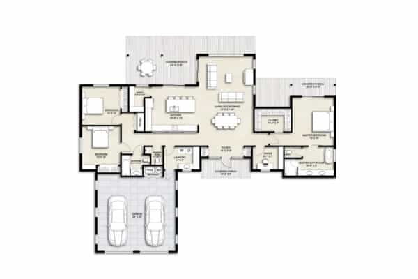 Truoba 722 Mid-Century House Plan