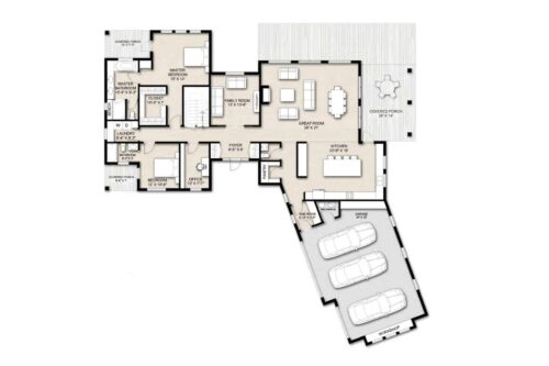 4 Bedroom House Plans - Truoba Architect