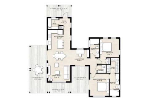 2 Bedroom House Plans - Truoba - For Comfortable Living