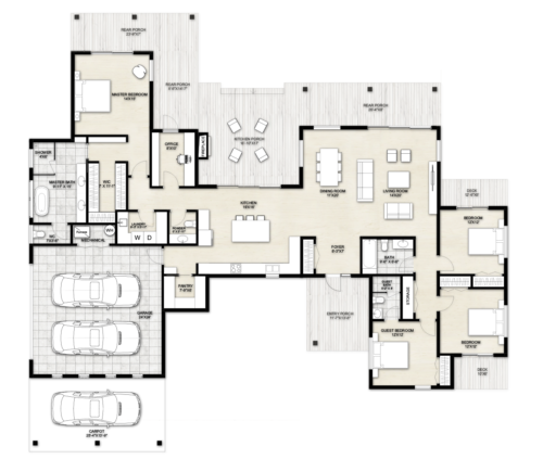 Truoba Class 523 | 4 Bedroom House Plan